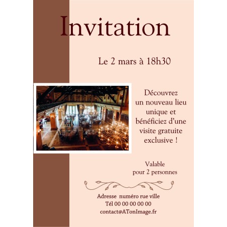 Cartes Personnalisées : Vœux, Invitations & Remerciements / AtonImage.fr
