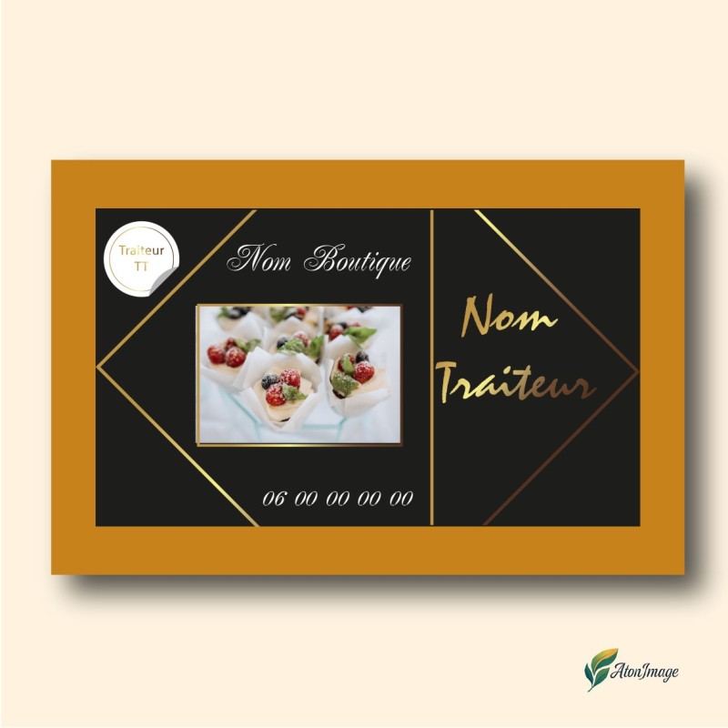 Cartes de Visite Professionnelles | ATonImage – Design Sur Mesure
