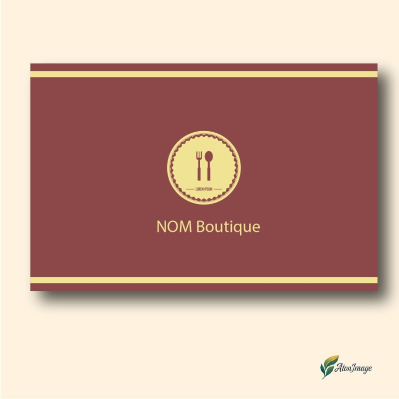 Cartes de Visite Professionnelles | ATonImage – Design Sur Mesure