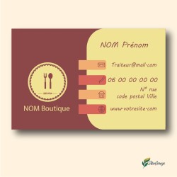 Cartes de Visite Professionnelles | ATonImage – Design Sur Mesure