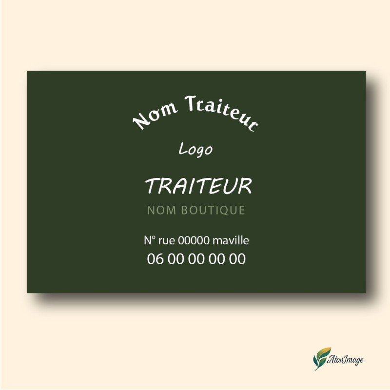 Cartes de Visite Professionnelles | ATonImage – Design Sur Mesure