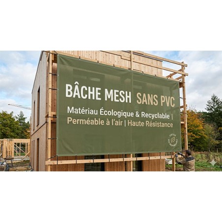 Bâche en PVC micro-perforé sans PVC