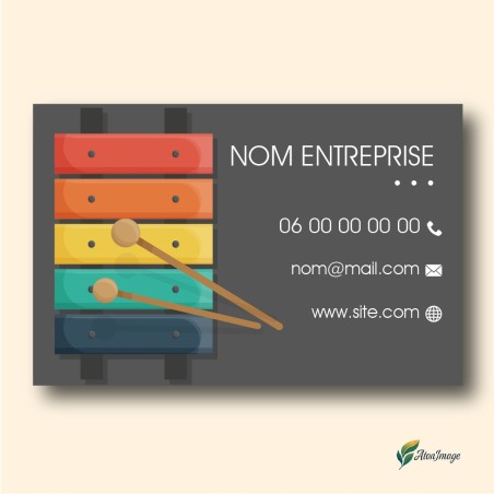 Cartes de Visite Professionnelles | ATonImage – Design Sur Mesure