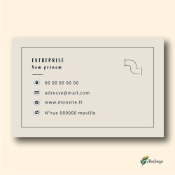 Cartes de Visite Professionnelles | ATonImage – Design Sur Mesure
