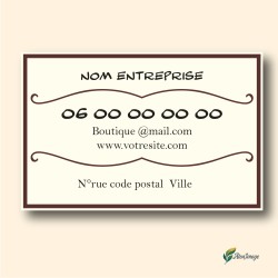 Cartes de Visite Professionnelles | ATonImage – Design Sur Mesure
