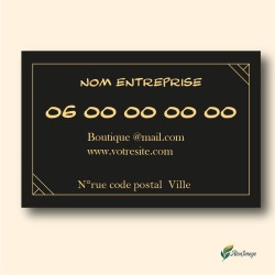 Cartes de Visite Professionnelles | ATonImage – Design Sur Mesure