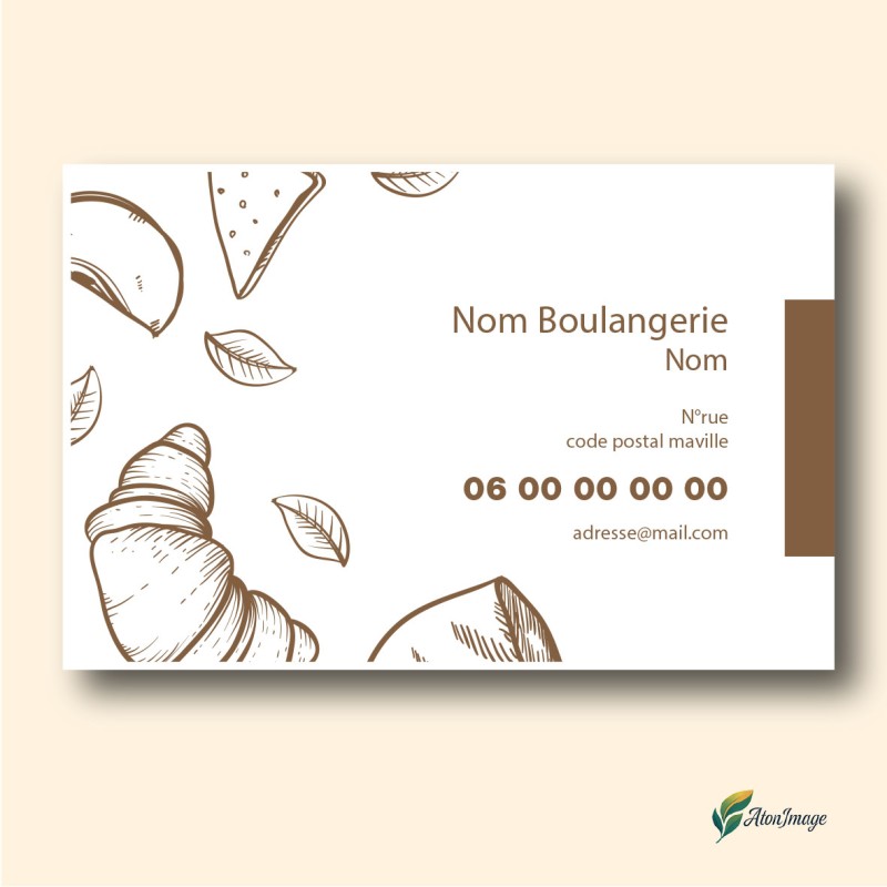 Cartes de Visite Professionnelles | ATonImage – Design Sur Mesure