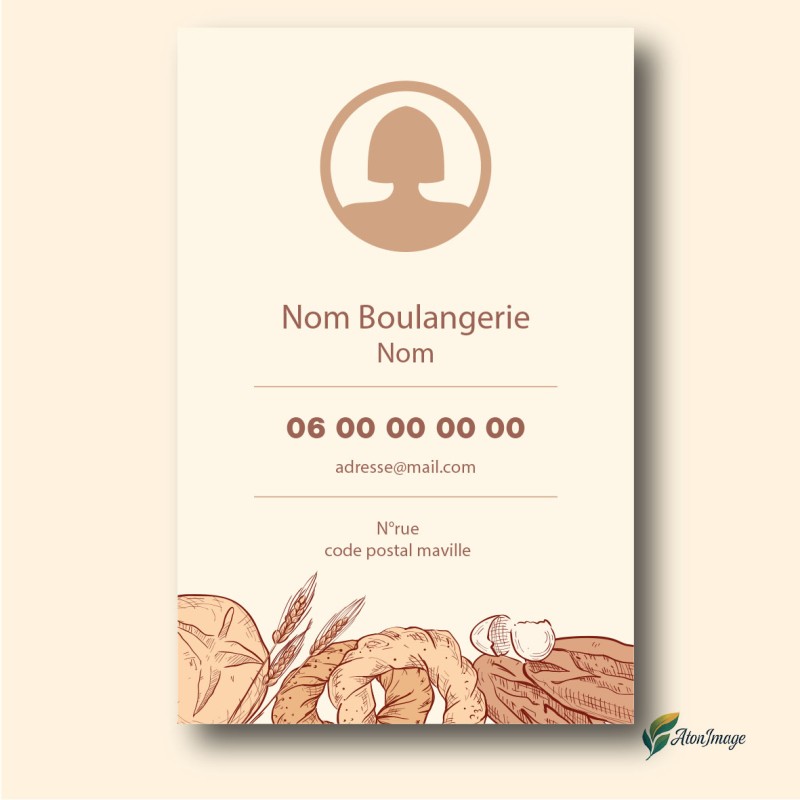 Cartes de Visite Professionnelles | ATonImage – Design Sur Mesure