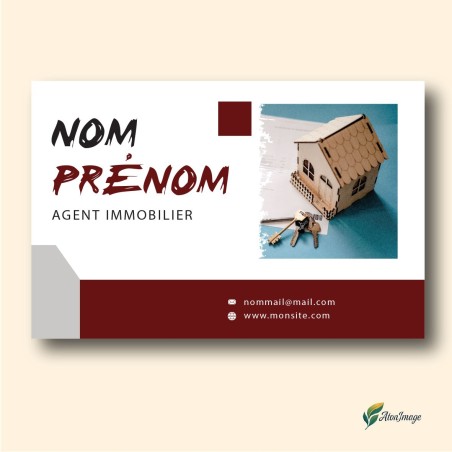 Cartes de Visite Professionnelles | ATonImage – Design Sur Mesure