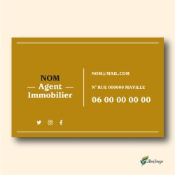Cartes de Visite Professionnelles | ATonImage – Design Sur Mesure