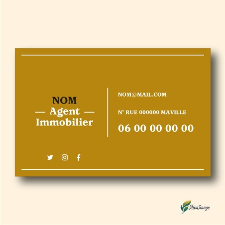 Cartes de Visite Professionnelles | ATonImage – Design Sur Mesure