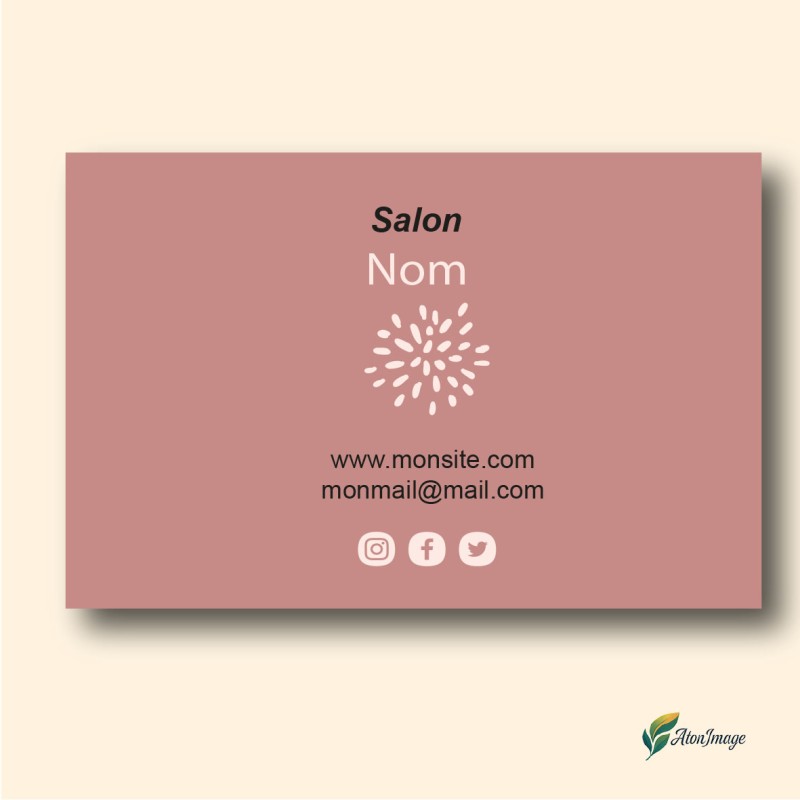 Cartes de Visite Professionnelles | ATonImage – Design Sur Mesure