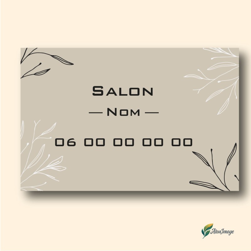 Cartes de Visite Professionnelles | ATonImage – Design Sur Mesure