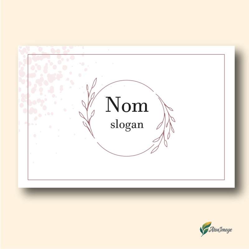 Cartes de Visite Professionnelles | ATonImage – Design Sur Mesure