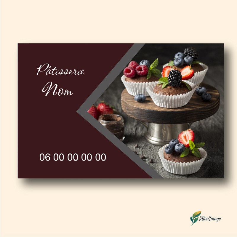 Cartes de Visite Professionnelles | ATonImage – Design Sur Mesure