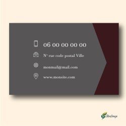 Cartes de Visite Professionnelles | ATonImage – Design Sur Mesure