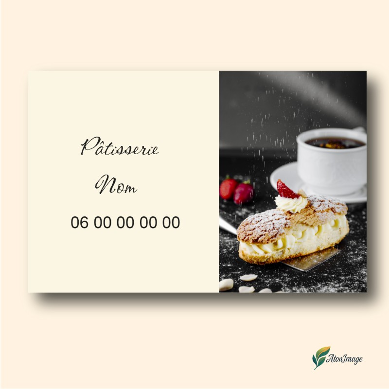Cartes de Visite Professionnelles | ATonImage – Design Sur Mesure
