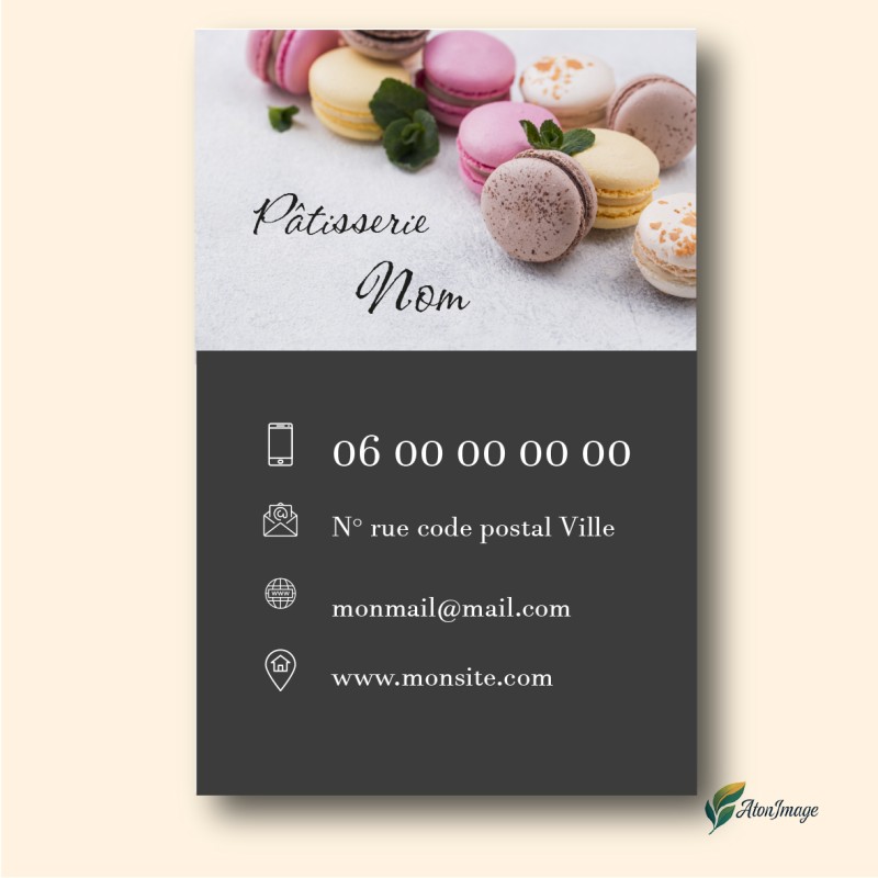 Cartes de Visite Professionnelles | ATonImage – Design Sur Mesure