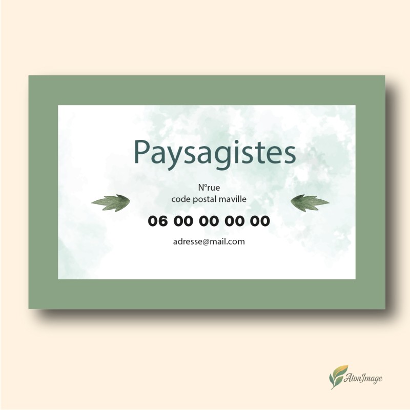 Cartes de Visite Professionnelles | ATonImage – Design Sur Mesure