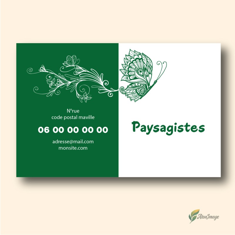 Cartes de Visite Professionnelles | ATonImage – Design Sur Mesure