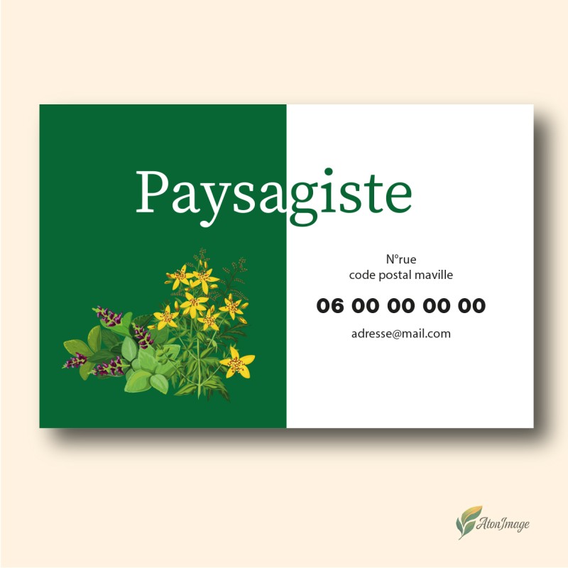 Cartes de Visite Professionnelles | ATonImage – Design Sur Mesure