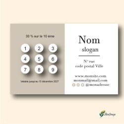 Cartes de Visite Professionnelles | ATonImage – Design Sur Mesure