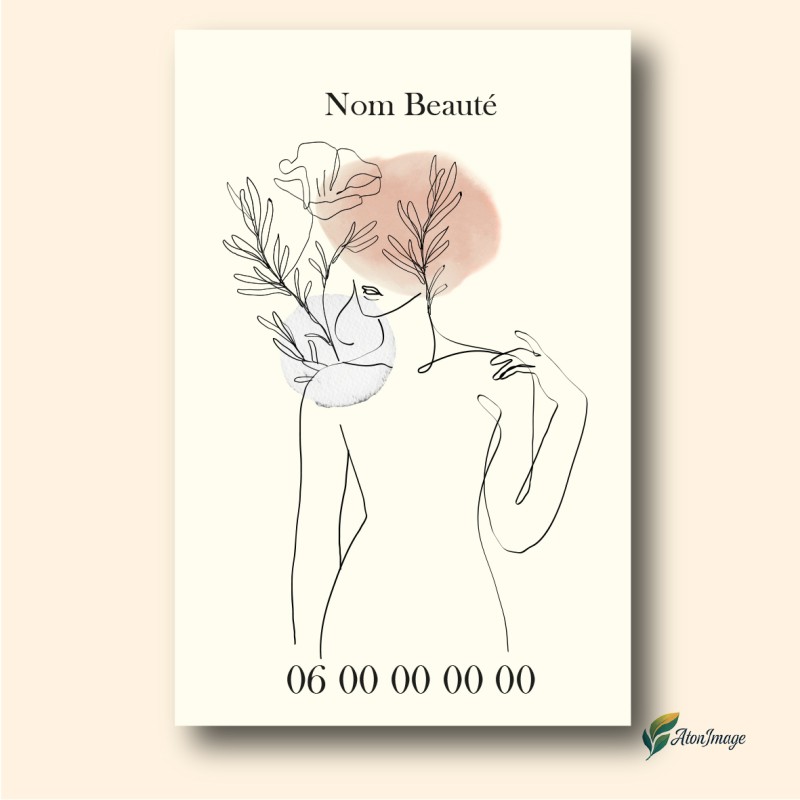Cartes de Visite Professionnelles | ATonImage – Design Sur Mesure