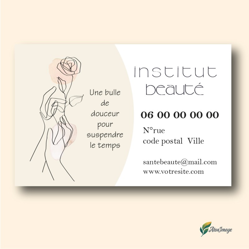 Cartes de Visite Professionnelles | ATonImage – Design Sur Mesure