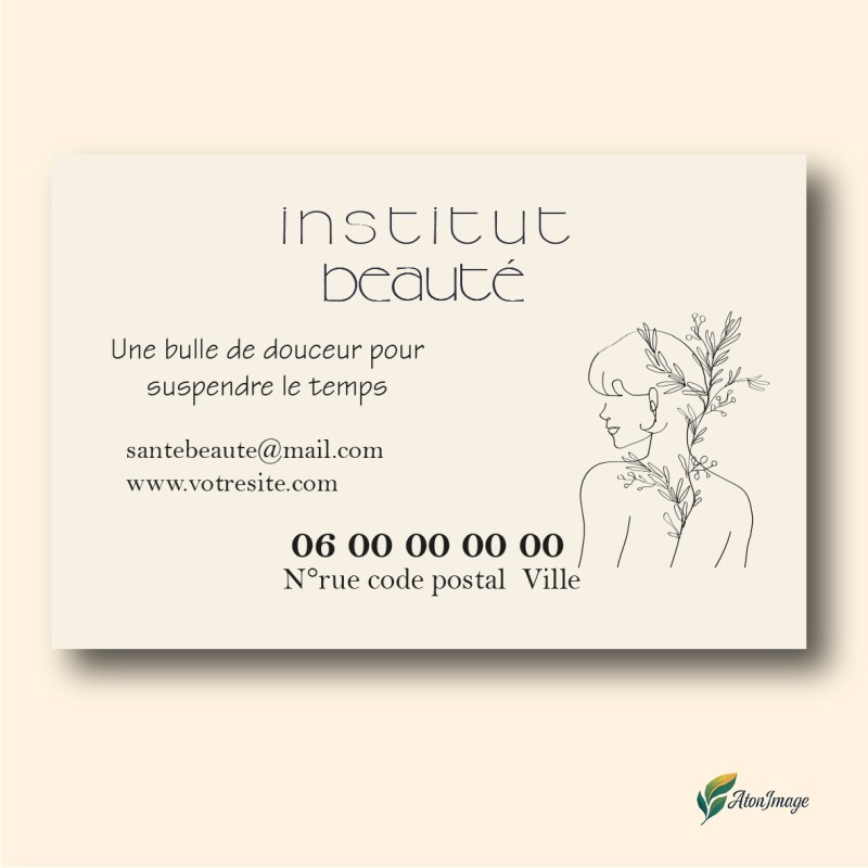 Cartes de Visite Professionnelles | ATonImage – Design Sur Mesure