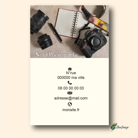 Cartes de Visite Professionnelles | ATonImage – Design Sur Mesure
