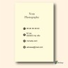 Cartes de Visite Professionnelles | ATonImage – Design Sur Mesure