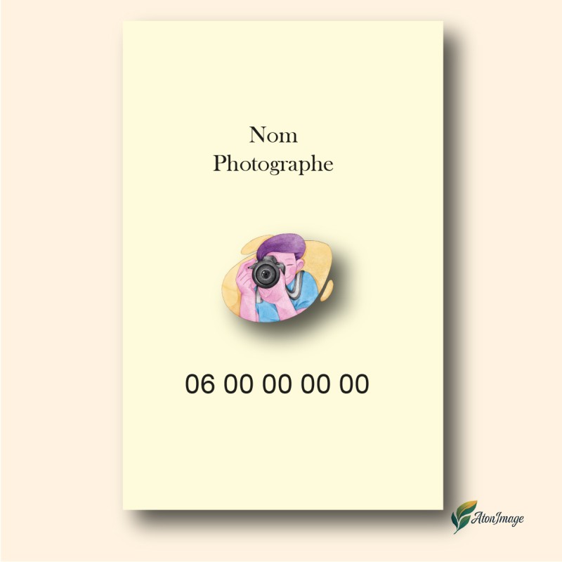 Cartes de Visite Professionnelles | ATonImage – Design Sur Mesure