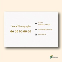 Cartes de Visite Professionnelles | ATonImage – Design Sur Mesure