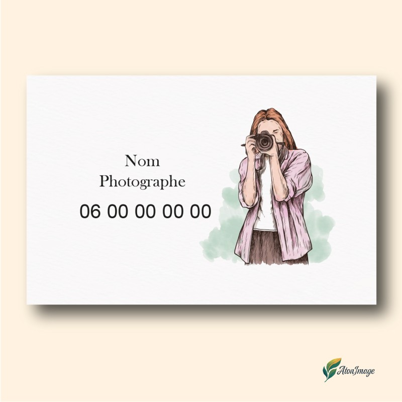 Cartes de Visite Professionnelles | ATonImage – Design Sur Mesure