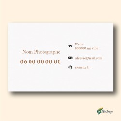 Cartes de Visite Professionnelles | ATonImage – Design Sur Mesure