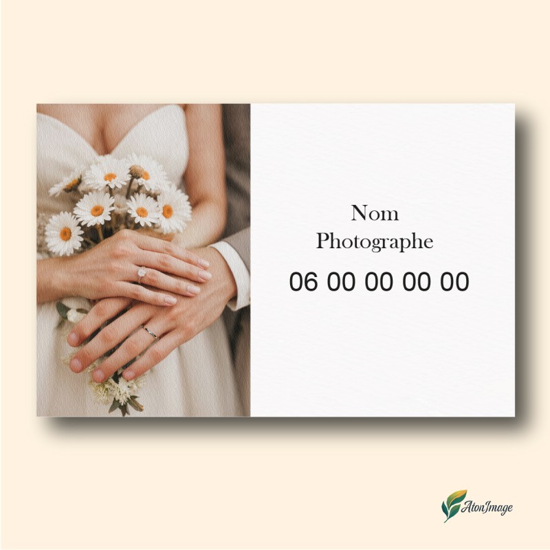 Cartes de Visite Professionnelles | ATonImage – Design Sur Mesure