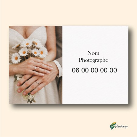 Cartes de Visite Professionnelles | ATonImage – Design Sur Mesure