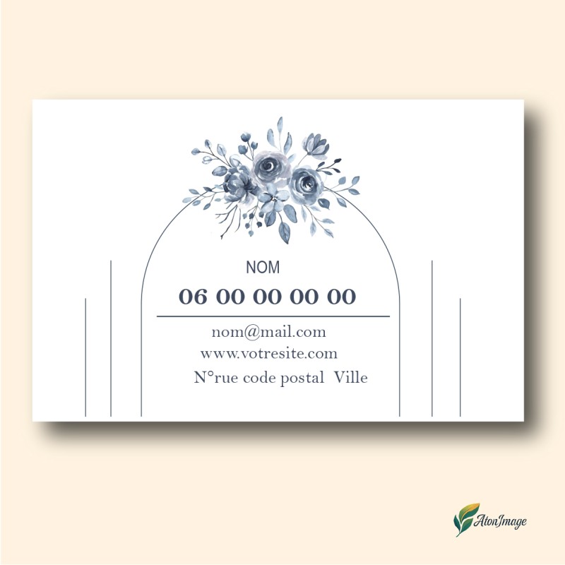 Cartes de Visite Professionnelles | ATonImage – Design Sur Mesure