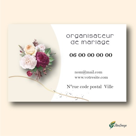 Cartes de Visite Professionnelles | ATonImage – Design Sur Mesure