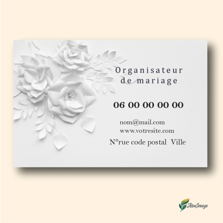 Cartes de Visite Professionnelles | ATonImage – Design Sur Mesure