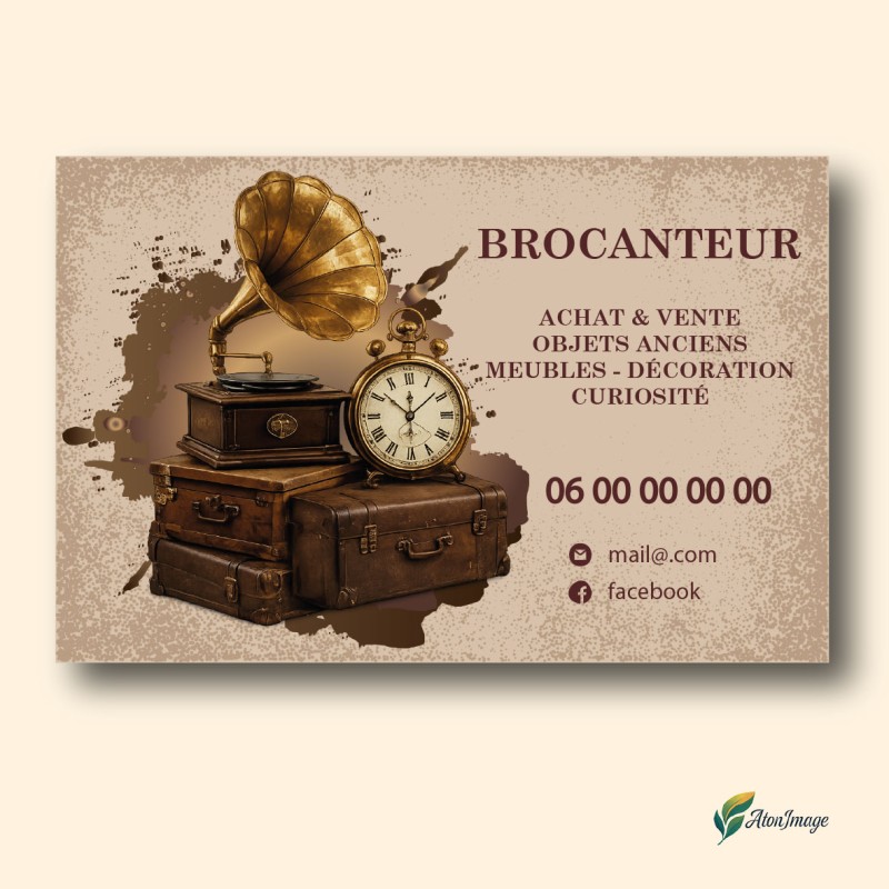 Cartes de Visite Professionnelles | ATonImage – Design Sur Mesure