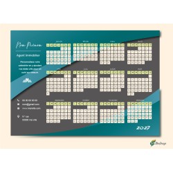Calendriers A4 recto/verso