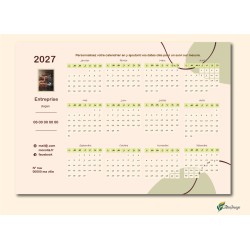 Calendriers A4 recto/verso