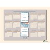 Calendriers A4 recto/verso