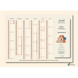 Calendriers A4 recto/verso