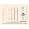 Calendriers A4 recto/verso