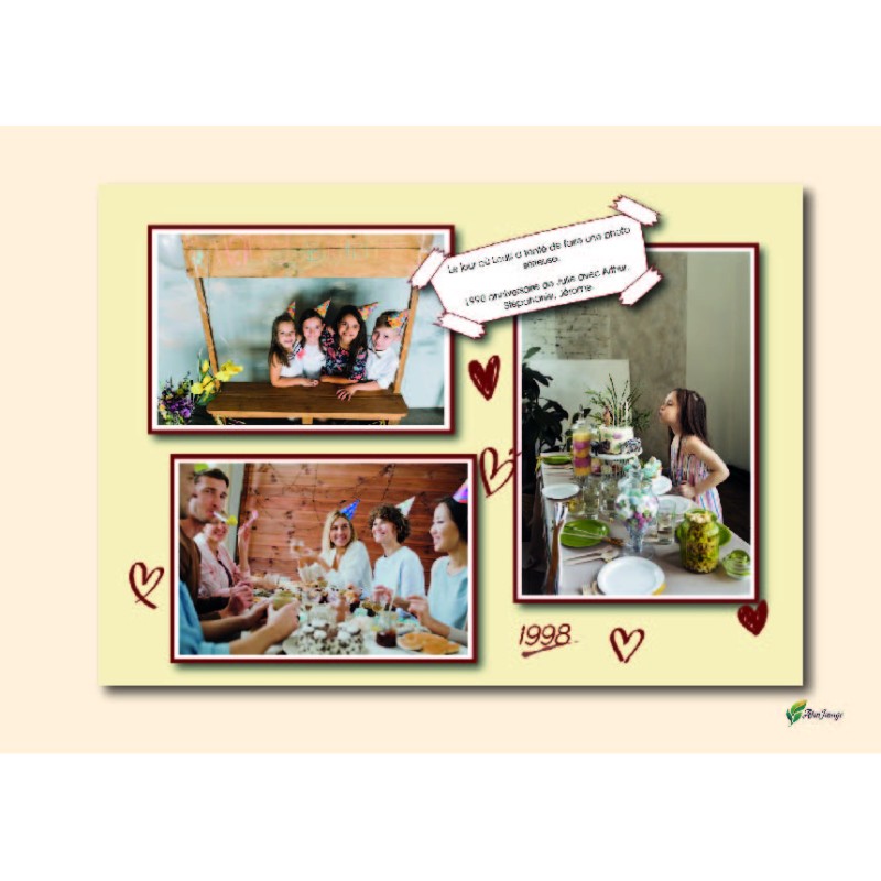 Livre Photo Personnalisé A4 | Légendes & Mise en Page Sur Mesure