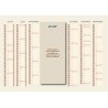 Calendriers A4 recto/verso personnalisés au centre
