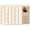 Calendriers A4 recto/verso personnalisable style brocanteur