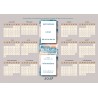 Calendriers A4 recto/verso personnalisables E01
